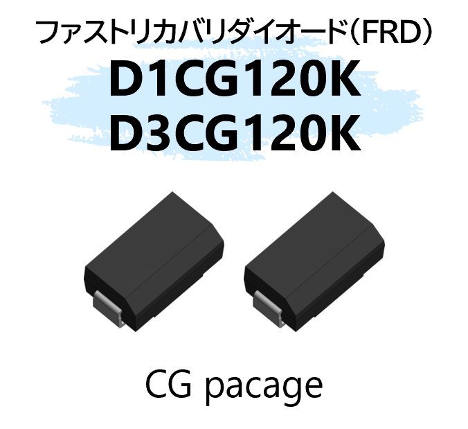 高耐圧対応の面実装パッケージ「CGパッケージ」