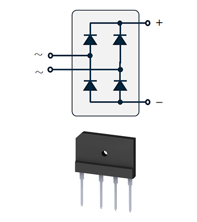 ブリッジダイオードとは 半導体製品 新電元工業株式会社 Shindengen