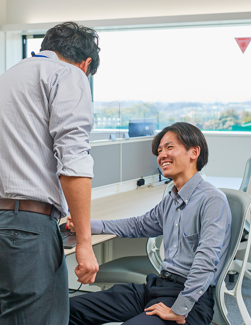 田中選手職場風景画像
